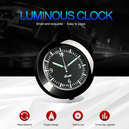 Mini Stick On Car Dashboard Quartz Clock with Luminous Display