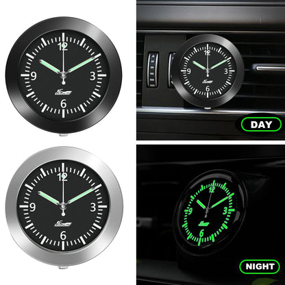 Mini Stick On Car Dashboard Quartz Clock with Luminous Display