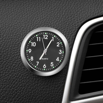 Mini Stick On Car Dashboard Quartz Clock with Luminous Display