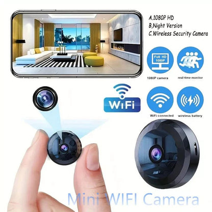 Mini WiFi Security Camera 1080P HD Magnetic Mount