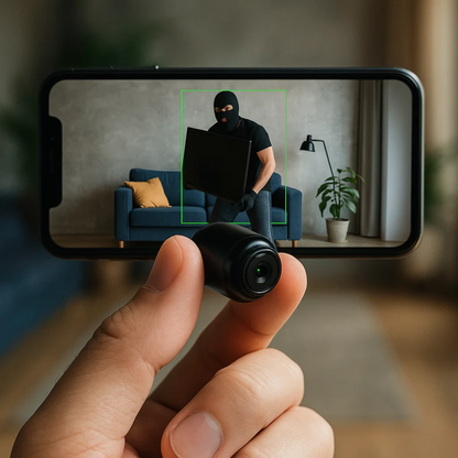 Mini WiFi Security Camera 1080P Indoor Monitoring Device Motion Detection Night Vision Remote Viewing