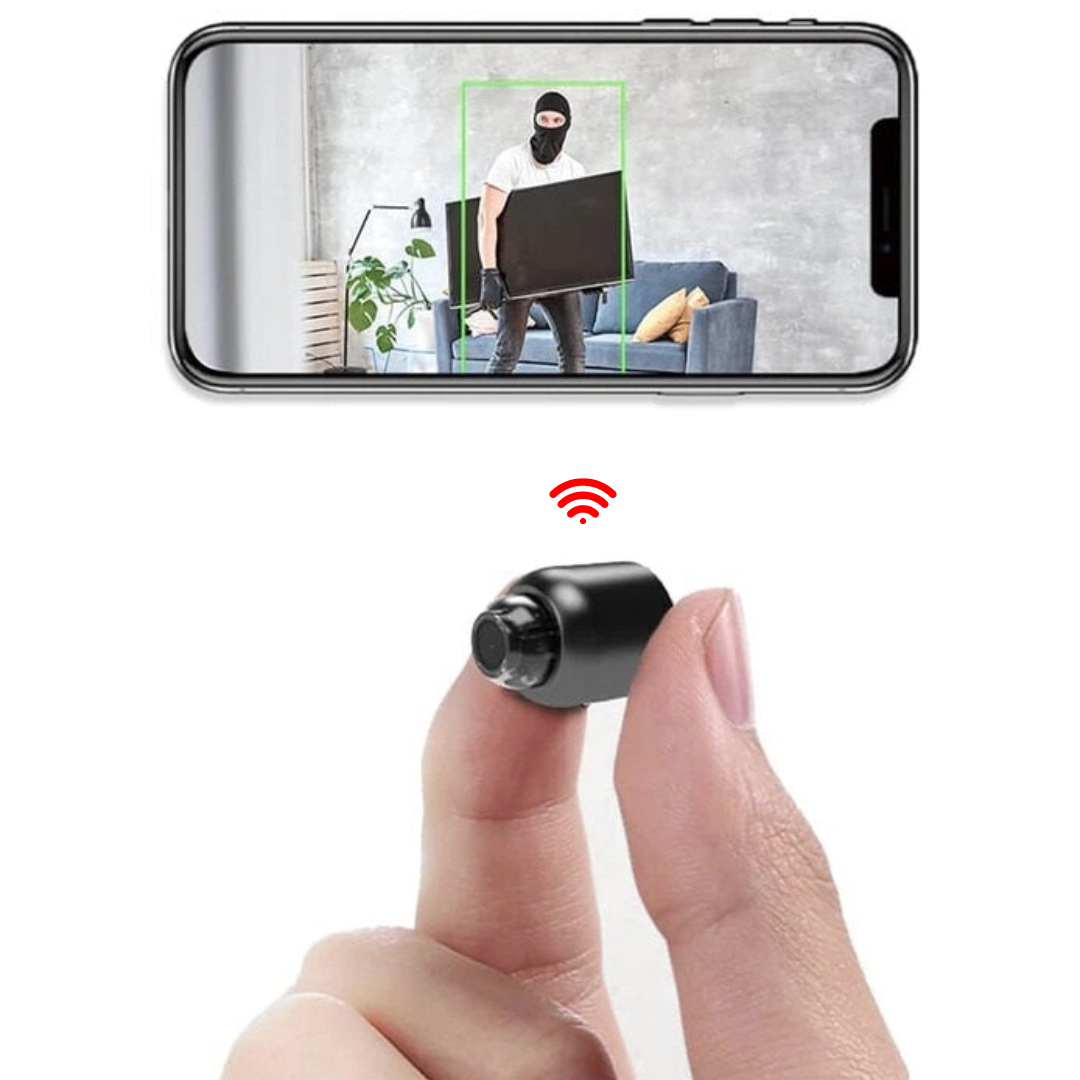 Mini WiFi Security Camera 1080P Indoor Monitoring Device Motion Detection Night Vision Remote Viewing