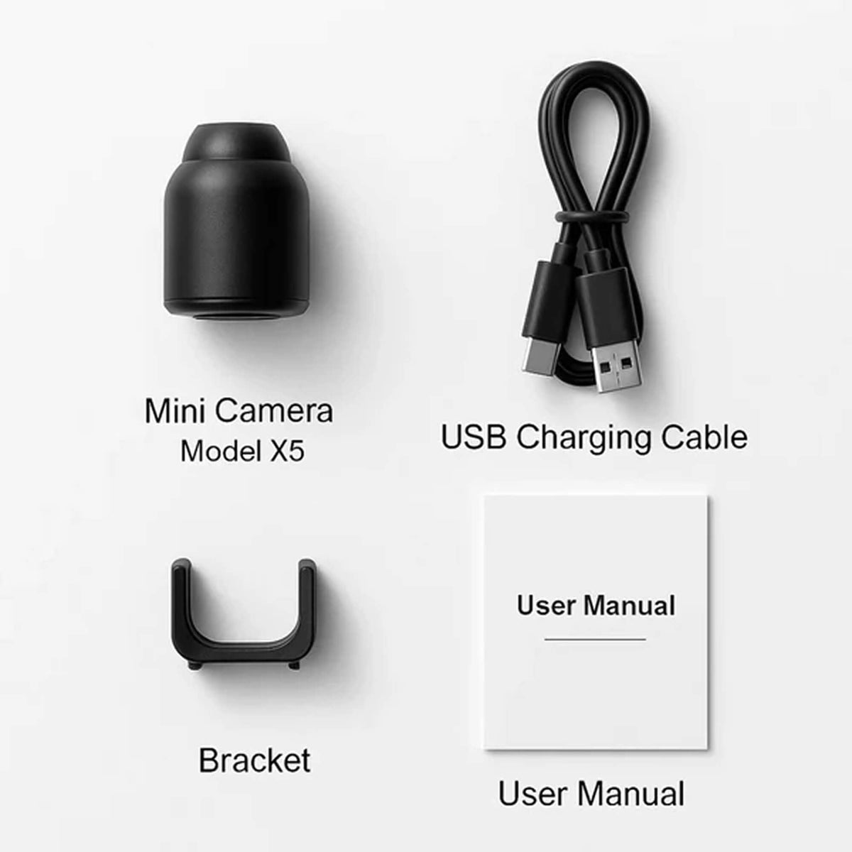 Mini WiFi Security Camera 1080P Indoor Monitoring Device Motion Detection Night Vision Remote Viewing