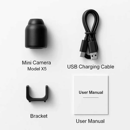 Mini WiFi Security Camera 1080P Indoor Monitoring Device Motion Detection Night Vision Remote Viewing