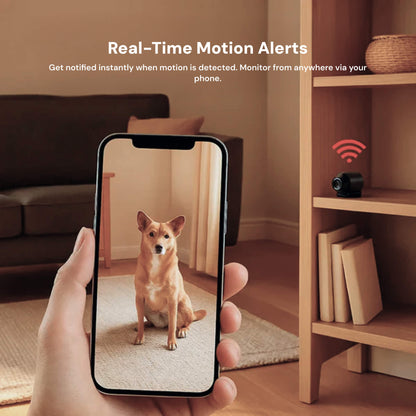 Mini WiFi Security Camera 1080P Indoor Monitoring Device Motion Detection Night Vision Remote Viewing