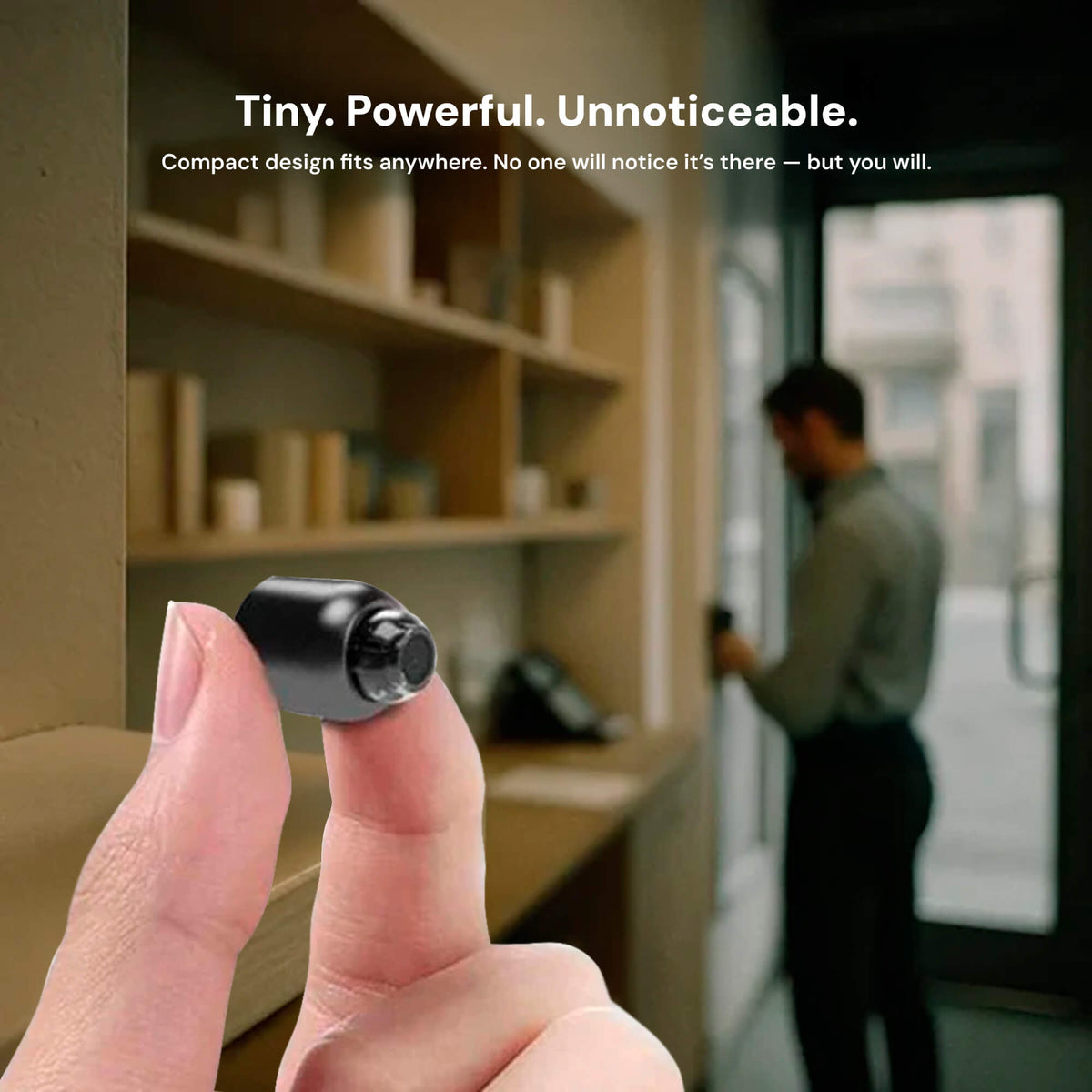 Mini WiFi Security Camera 1080P Indoor Monitoring Device Motion Detection Night Vision Remote Viewing