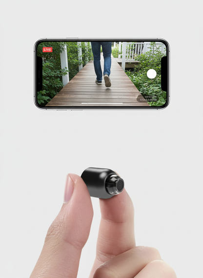 Mini WiFi Security Camera with Night Vision and Motion Alerts