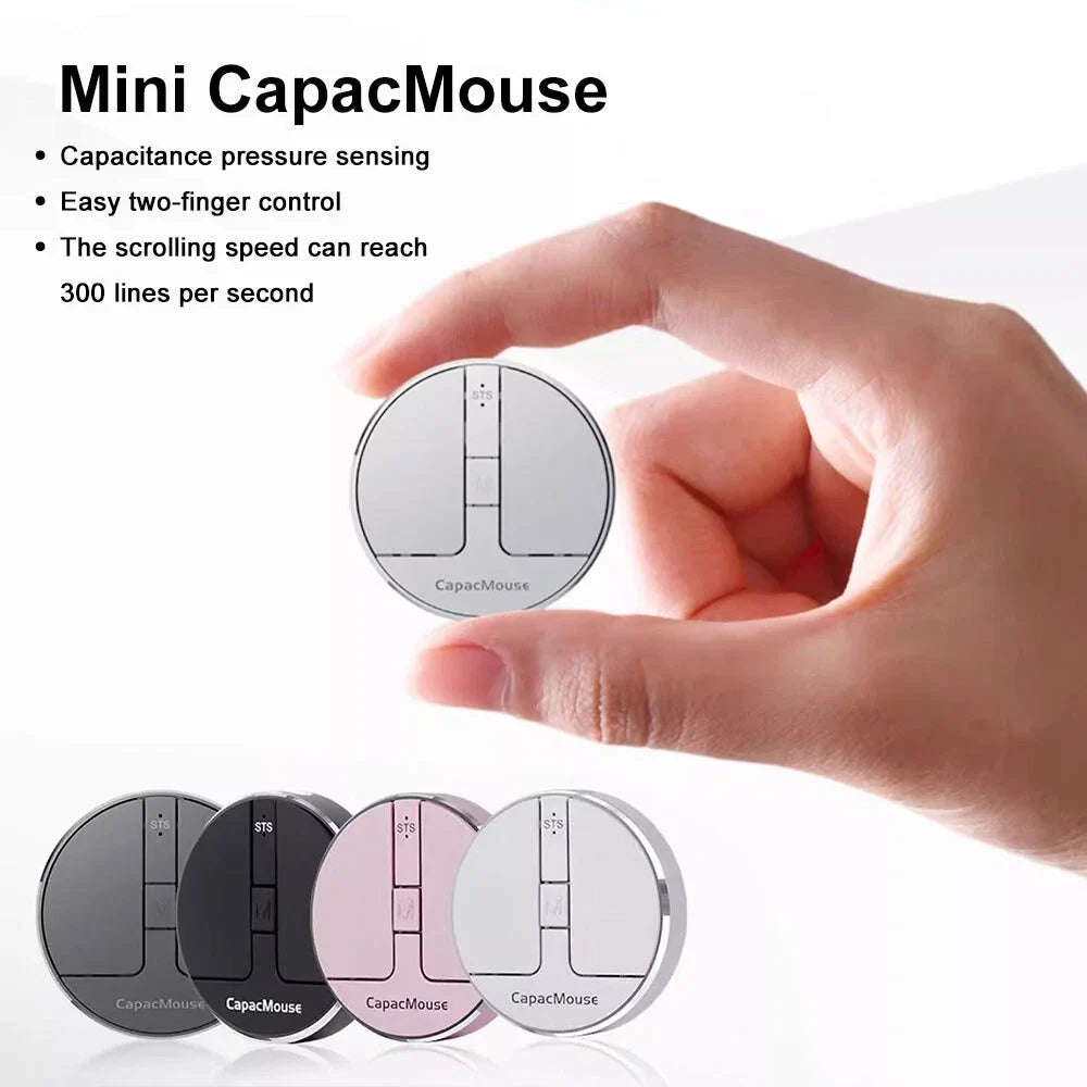 Mini Wireless Bluetooth Mouse with Triple Mode Connectivity
