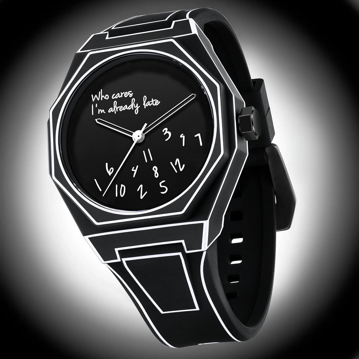 Minimalist Inspirational Wrist Watch with Unique Time Display