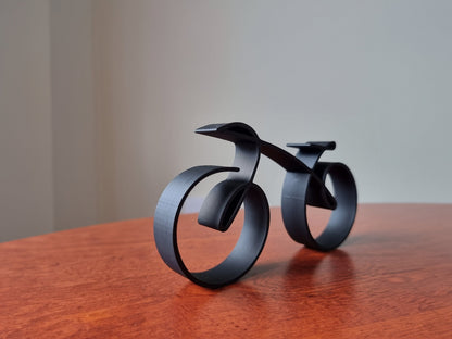 Minimalist Metal Bicycle Sculpture Wire Frame Desktop Decor