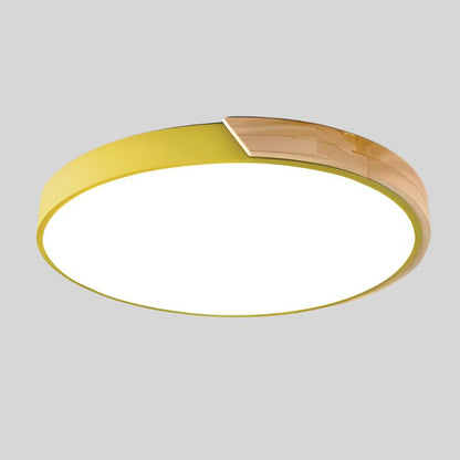 Minimalist Round LED Ceiling Light for Bedroom Living Room Office