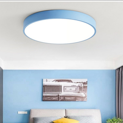 Minimalist Round LED Ceiling Light for Bedroom Living Room Office