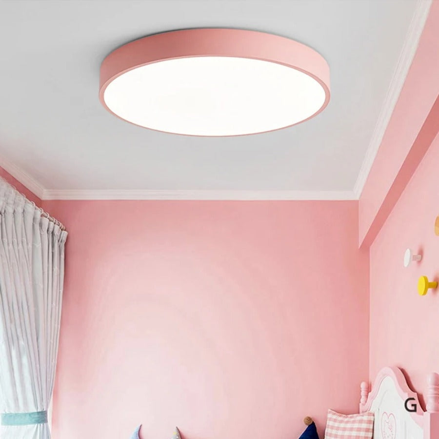Minimalist Round LED Ceiling Light for Bedroom Living Room Office
