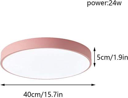 Minimalist Round LED Ceiling Light for Bedroom Living Room Office