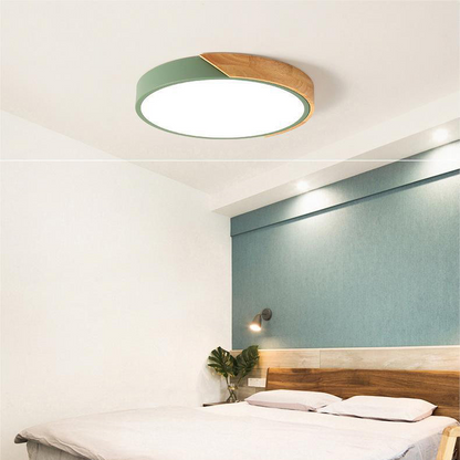 Minimalist Round LED Ceiling Light for Bedroom Living Room Office