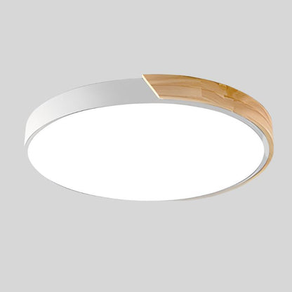 Minimalist Round LED Ceiling Light for Bedroom Living Room Office