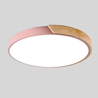 Minimalist Round LED Ceiling Light for Bedroom Living Room Office
