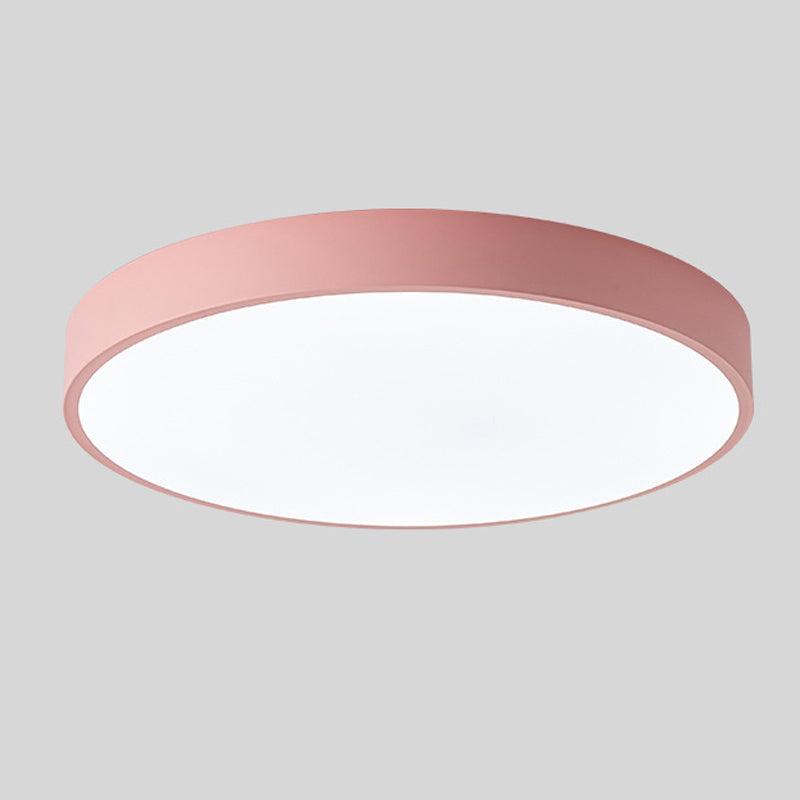 Minimalist Round LED Ceiling Light for Bedroom Living Room Office