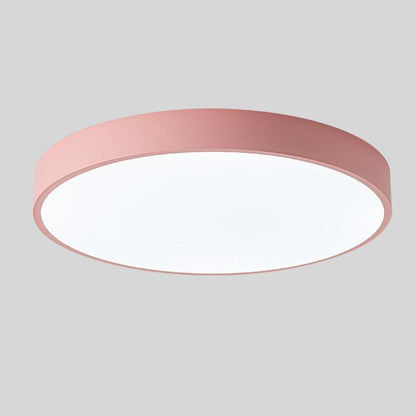 Minimalist Round LED Ceiling Light for Bedroom Living Room Office