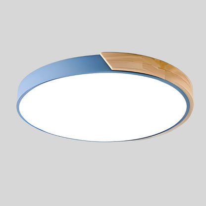 Minimalist Round LED Ceiling Light for Bedroom Living Room Office
