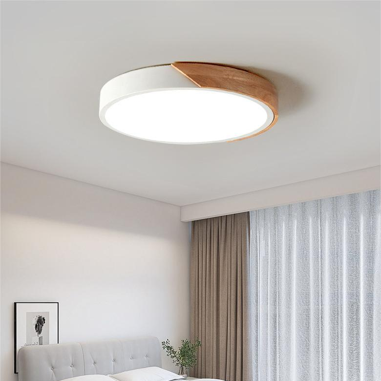Minimalist Round LED Ceiling Light for Bedroom Living Room Office