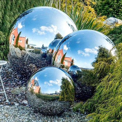 Mirror Finish Stainless Steel Garden Decorative Viewing Ball