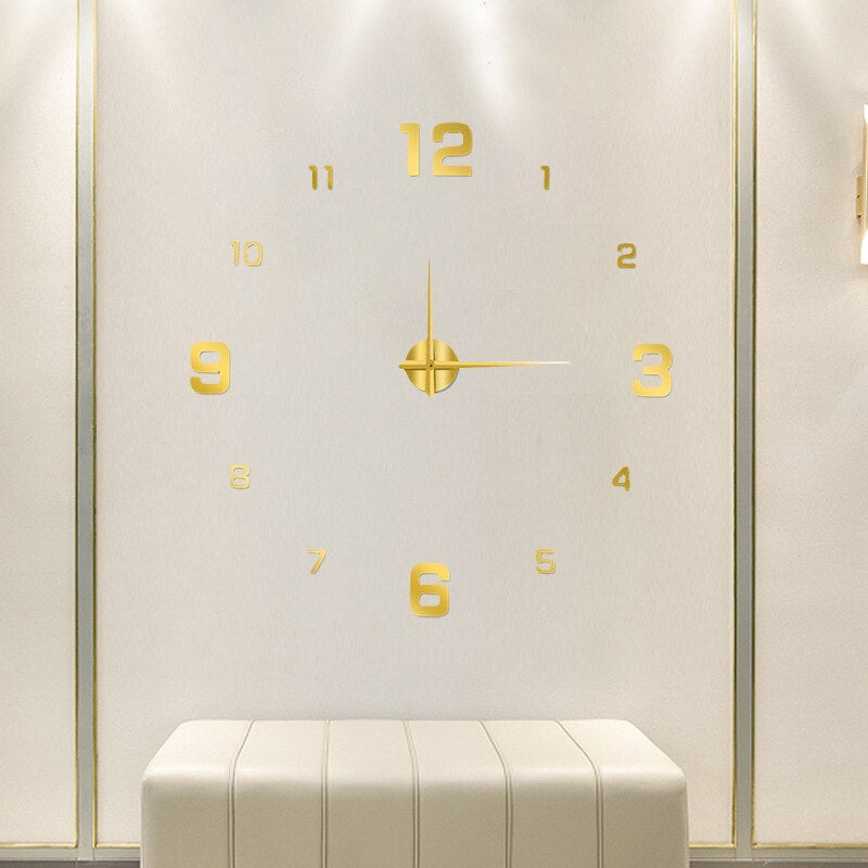 Modern Artistic Statement Wall Clock for Contemporary Home Decor