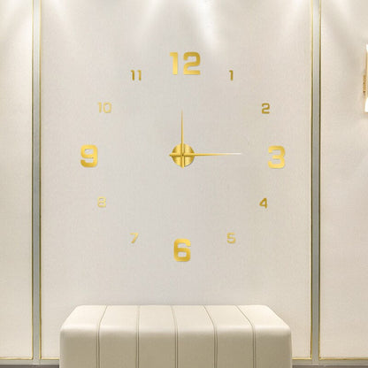 Modern Artistic Statement Wall Clock for Contemporary Home Decor