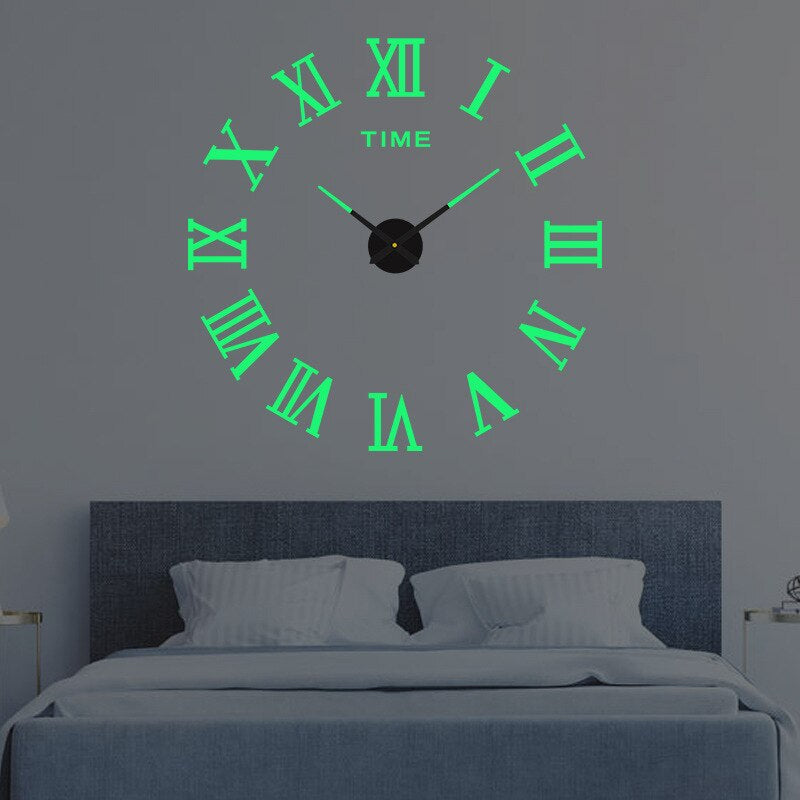 Modern Artistic Statement Wall Clock for Contemporary Home Decor