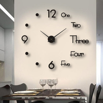 Modern Artistic Statement Wall Clock for Contemporary Home Decor