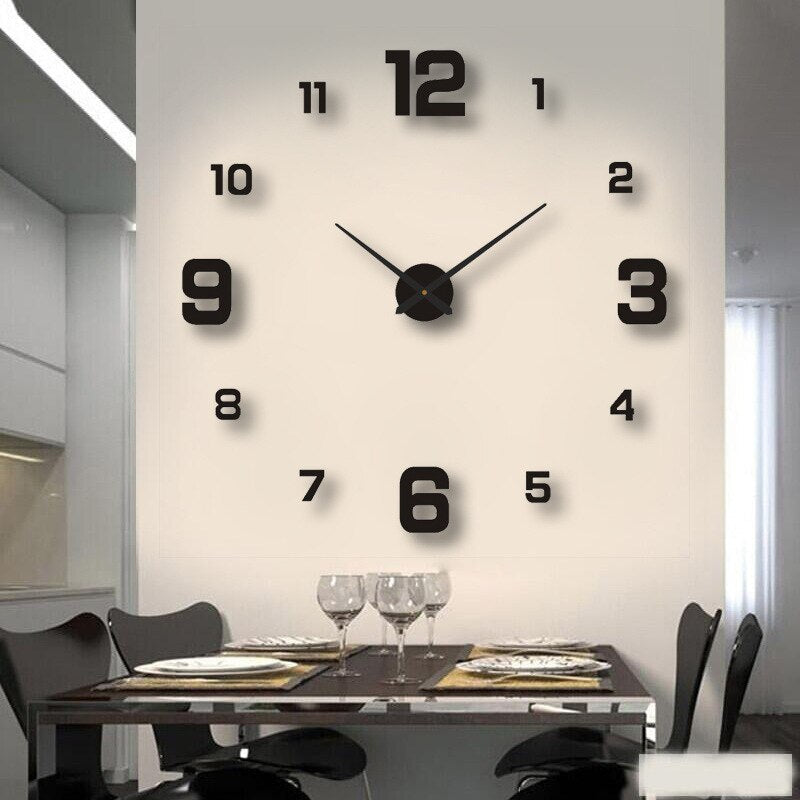 Modern Artistic Statement Wall Clock for Contemporary Home Decor