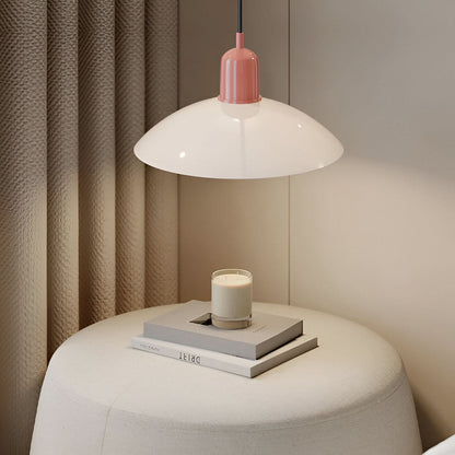 Modern Bauhaus Iron Pendant Light with Adjustable Hanging Cord