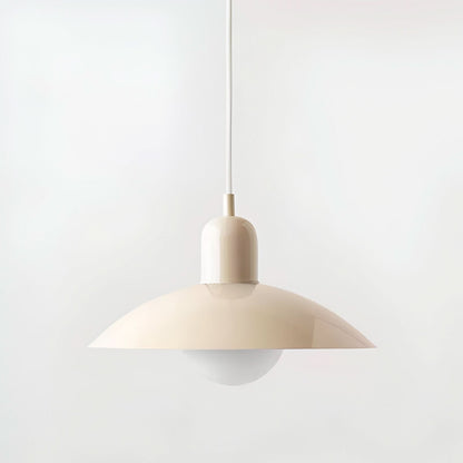 Modern Bauhaus Iron Pendant Light with Adjustable Hanging Cord