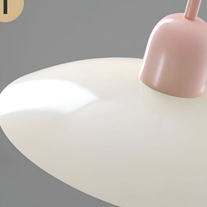 Modern Bauhaus Iron Pendant Light with Adjustable Hanging Cord