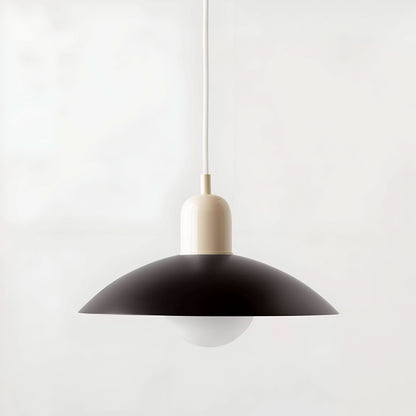 Modern Bauhaus Iron Pendant Light with Adjustable Hanging Cord