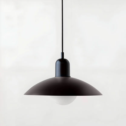 Modern Bauhaus Iron Pendant Light with Adjustable Hanging Cord