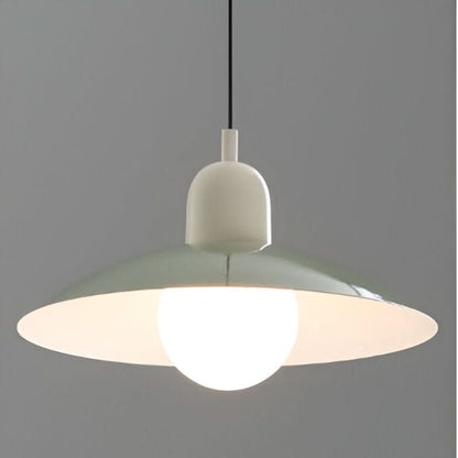 Modern Bauhaus Iron Pendant Light with Adjustable Hanging Cord