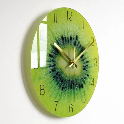 Modern Glass Wall Clock Decorative Timepiece