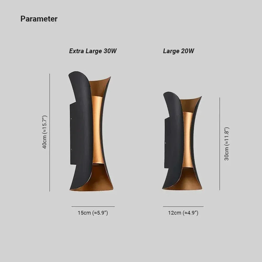 Modern IP65 Waterproof LED Outdoor Wall Light