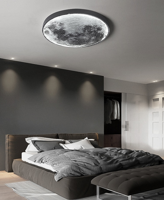 Modern LED Moon Wall Lamp