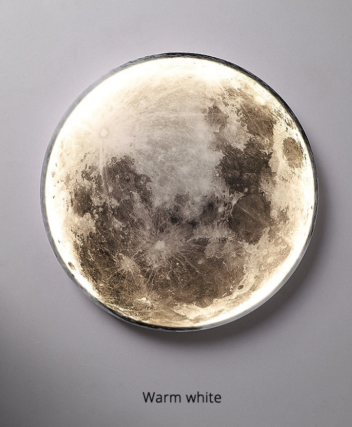 Modern LED Moon Wall Lamp