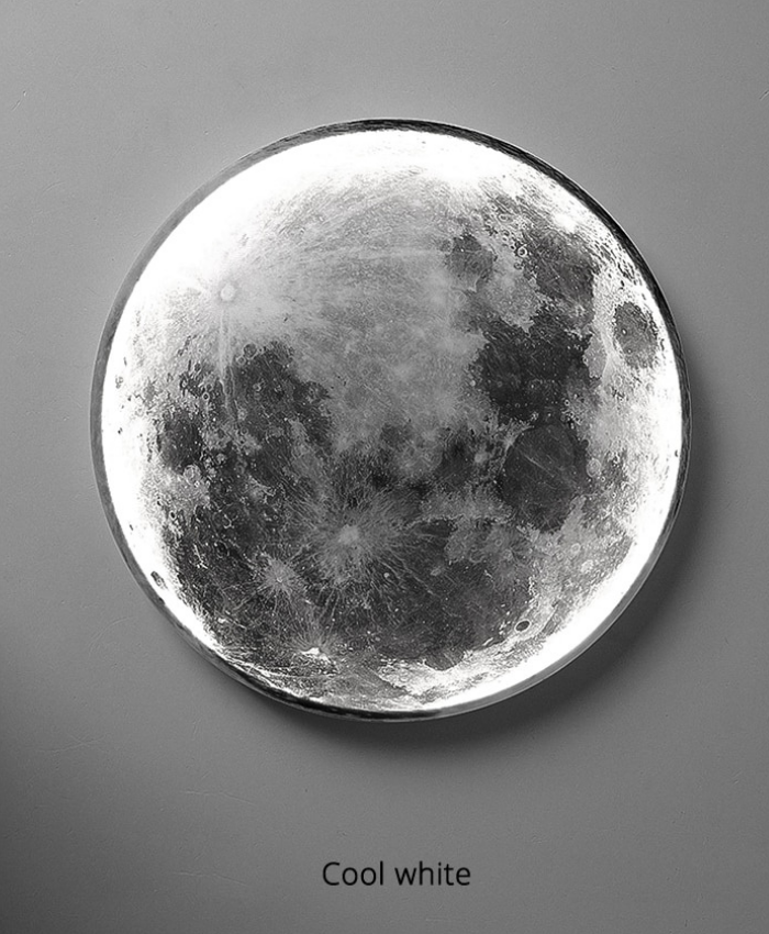 Modern LED Moon Wall Lamp