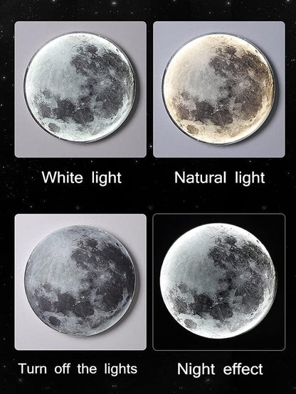 Modern LED Moon Wall Lamp