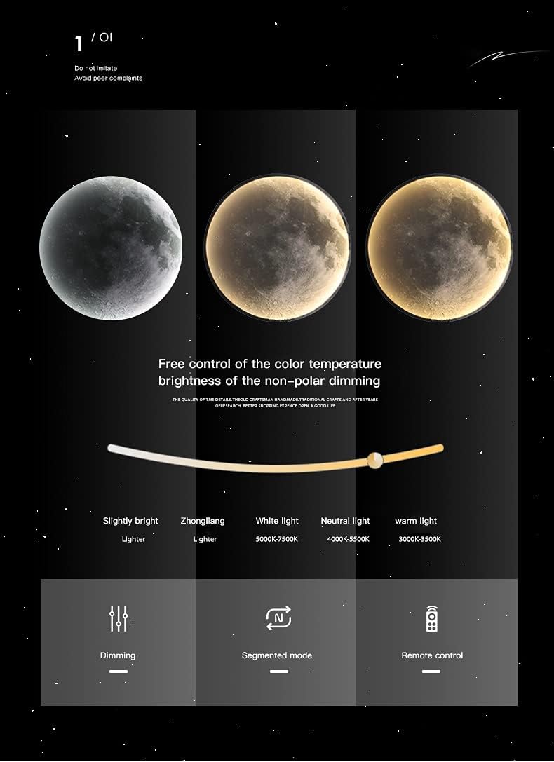 Modern LED Moon Wall Lamp