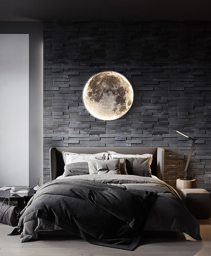 Modern LED Moon Wall Lamp