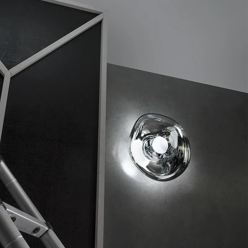 Modern Lava Glass Wall Lamp Scandinavian Style