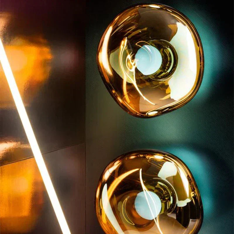 Modern Lava Glass Wall Lamp Scandinavian Style