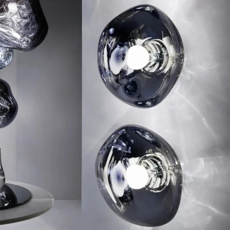 Modern Lava Glass Wall Lamp Scandinavian Style