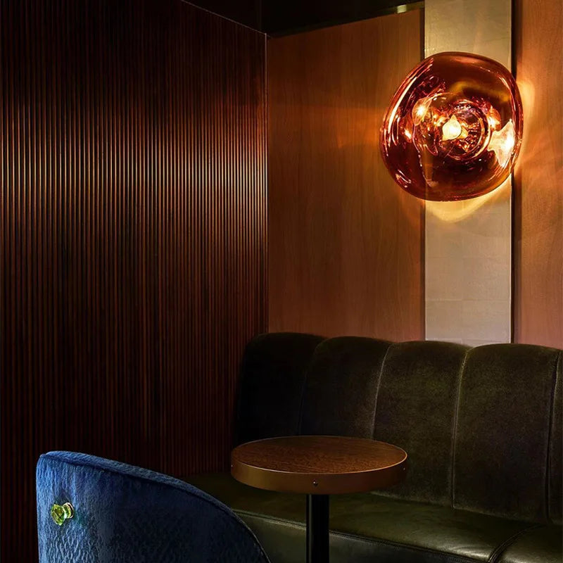 Modern Lava Glass Wall Lamp Scandinavian Style