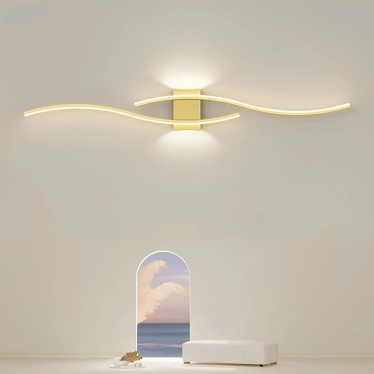 Modern Linear LED Wall Light Fixture